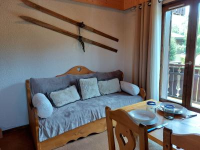 Rent in ski resort 1 room apartment 4 people (3) - La Jacquerie - Combloux - Living room
