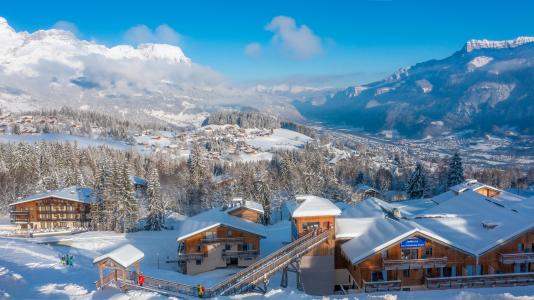 Rent in ski resort Les Chalets des Pistes - Combloux - Winter outside