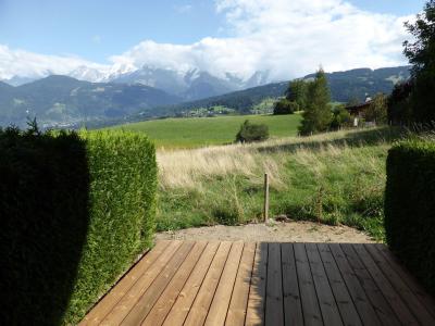 Alquiler al esquí Estudio para 4 personas (A7) - Résidence le Gros Cailloux Améthystes - Combloux - Terraza