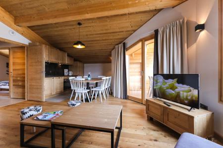 Rent in ski resort Résidence les Fermes du Mont Blanc - Combloux - Dining area