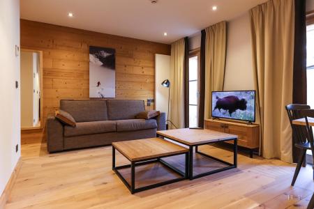 Rent in ski resort Résidence les Fermes du Mont Blanc - Combloux - Living area