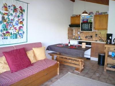 Rent in ski resort 2 room apartment 6 people (16) - Résidence les Granges d'Ormaret - Combloux - Living room