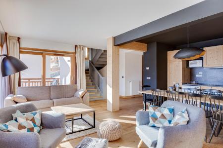 Location au ski Chalet semi-individuel 5 pièces 10 personnes (premium) - Résidence Terresens Fermes du Mont Blanc - Combloux - Séjour