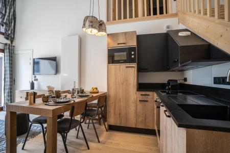 Location au ski Appartement 2 pièces 4 personnes - Résidence Terresens Les Roches Blanches - Combloux - Kitchenette