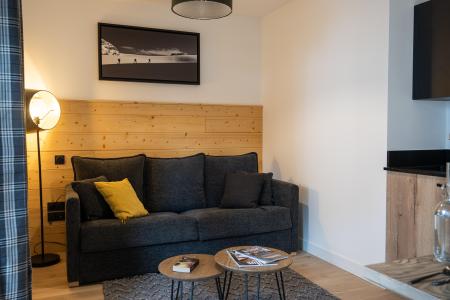 Rent in ski resort Studio 2 people - Résidence Terresens Les Roches Blanches - Combloux - Living room