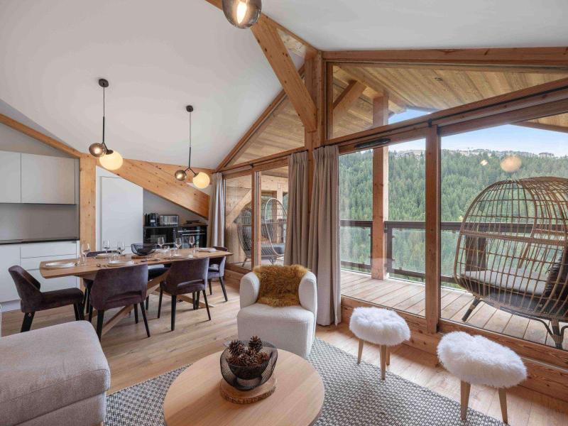 Аренда на лыжном курорте Апартаменты 3 комнат 6 чел. (142) - Anémone - Courchevel - Салон