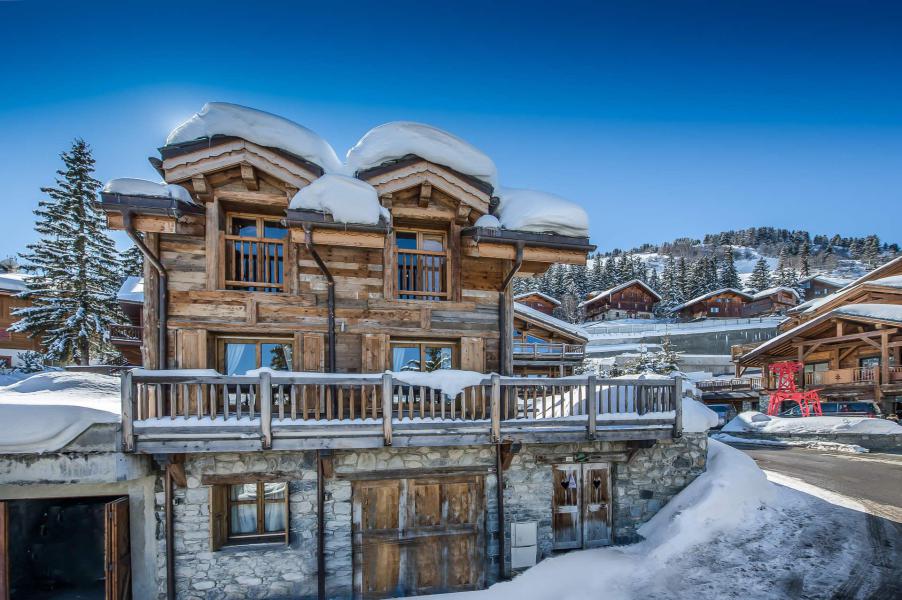 Аренда на лыжном курорте Шале 4 комнат 8 чел. - Chalet Ajacour - Courchevel - зимой под открытым небом