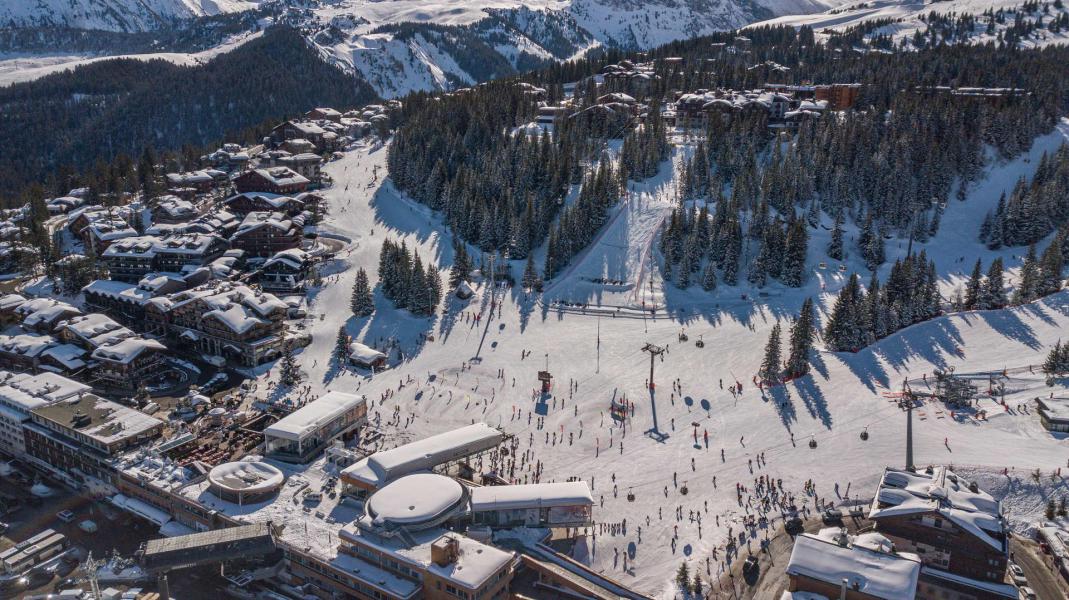 Аренда на лыжном курорте Chalet Ajacour - Courchevel - зимой под открытым небом