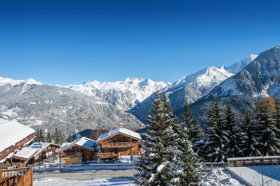 Ski verhuur Chalet 6 kamers 10 personen - Chalet Ancolie - Courchevel - Buiten winter