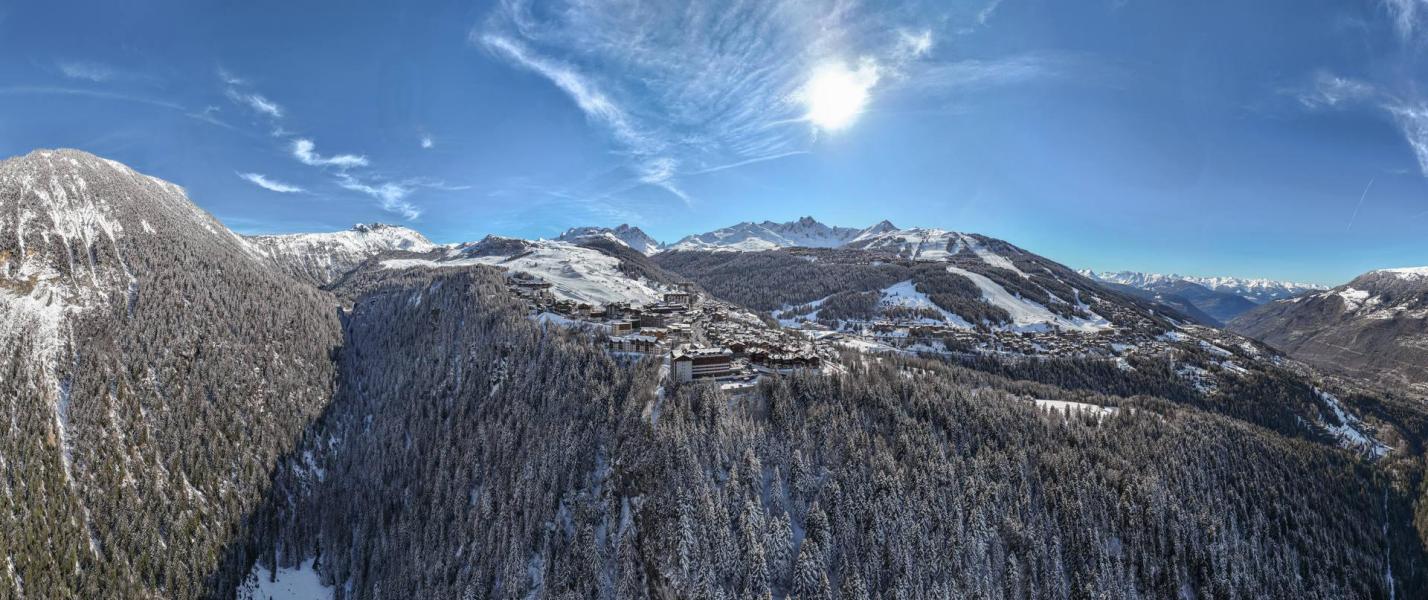 Vacances en montagne Chalet Arpont - Courchevel - Extérieur hiver