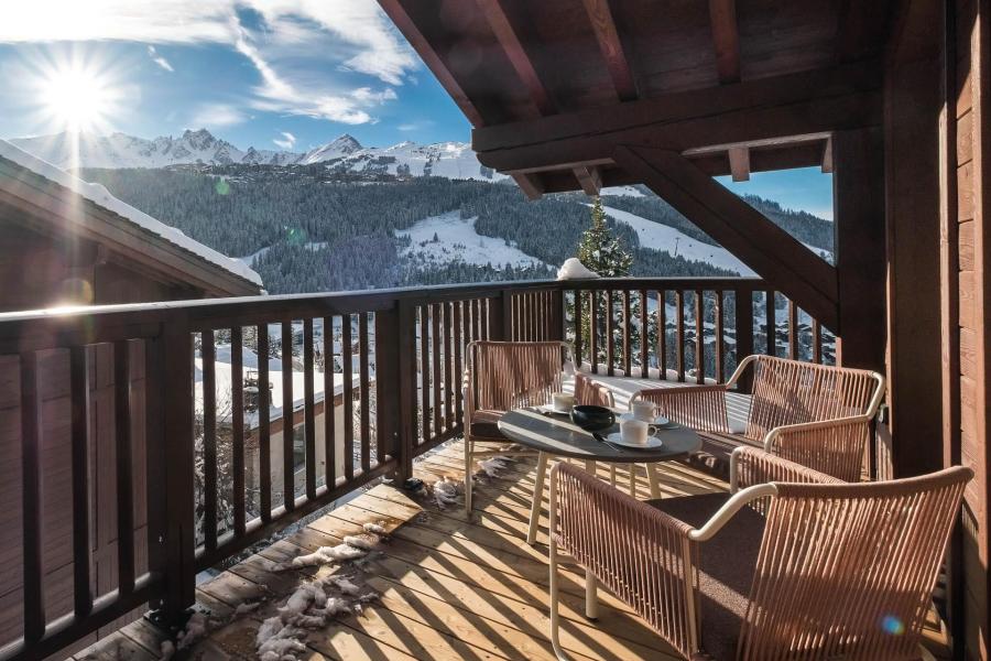 Skiverleih 5 Zimmer Chalet für 10 Personen (2) - Chalet Belle Place - Courchevel - Terrasse