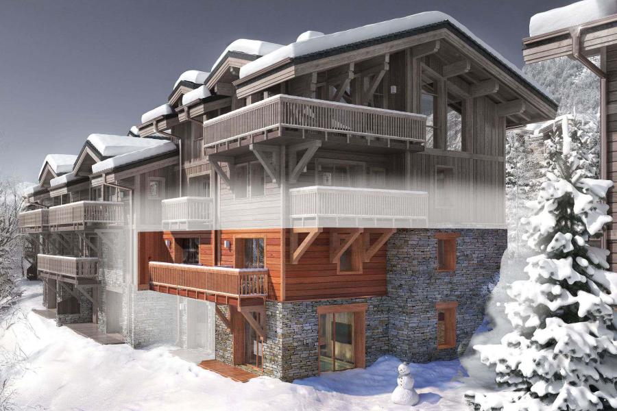 Rent in ski resort 4 room apartment 7 people (1) - Chalet Belle Place - Courchevel - Winter outside