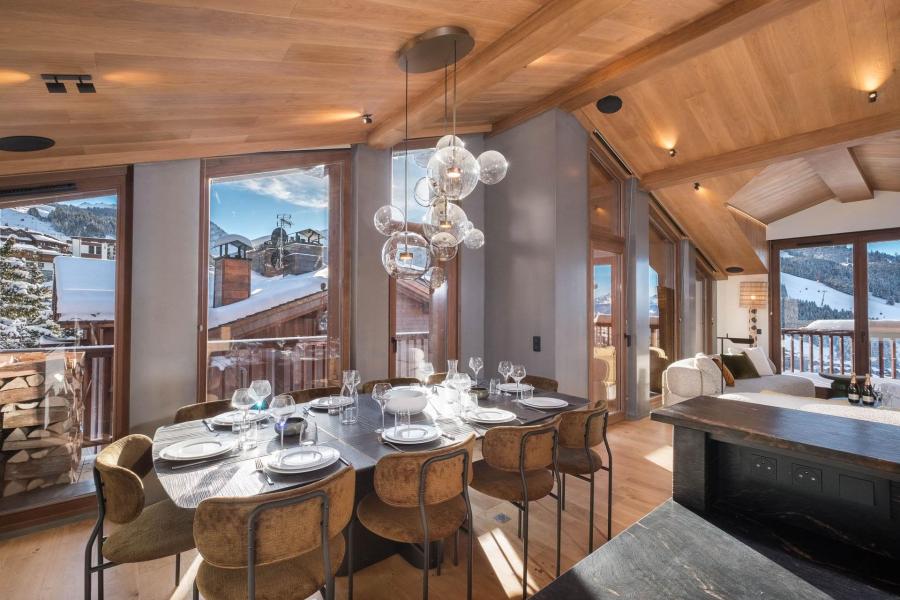 Ski verhuur Chalet 5 kamers 10 personen (2) - Chalet Belle Place - Courchevel - Woonkamer