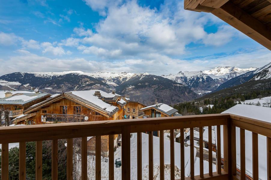 Urlaub in den Bergen 7 Zimmer Chalet für 14 Personen - Chalet Carcentina - Courchevel - Draußen im Winter