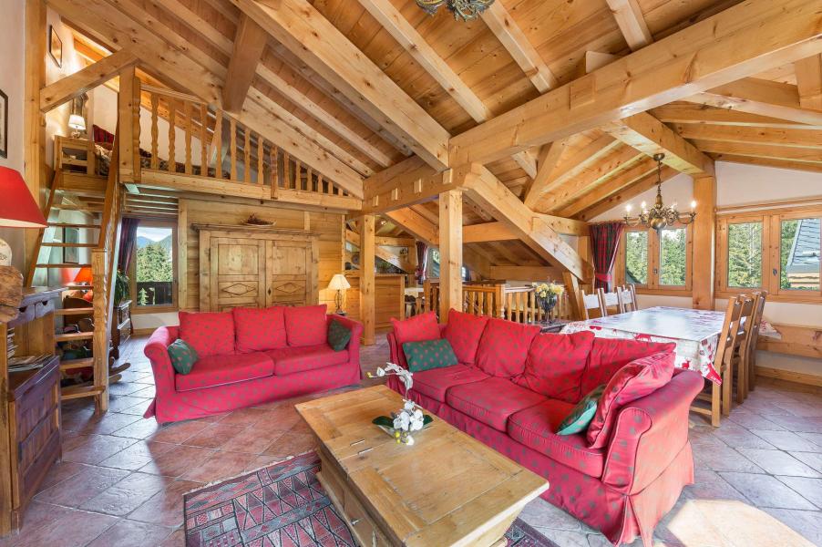 Ski verhuur Appartement 4 kamers 8 personen (2G) - Chalet du Tétras - Courchevel - Woonkamer