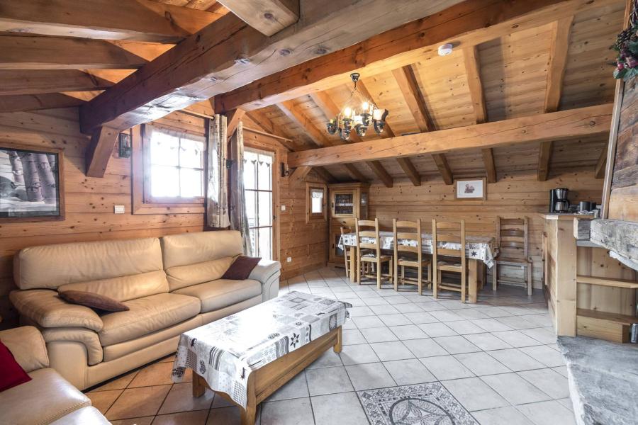 Ski verhuur Chalet 6 kamers 8 personen - Chalet Estive - Courchevel - Woonkamer