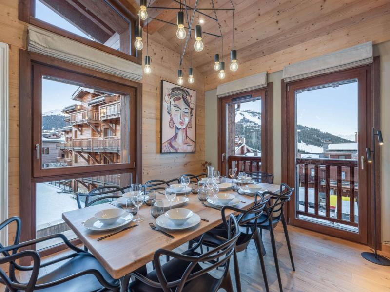 Ski verhuur Chalet mitoye 5 kamers  8 personen - Chalet Grande Casse - Courchevel - Woonkamer