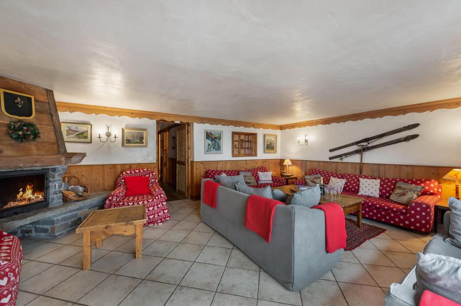 Rent in ski resort 7 room chalet 12 people - Chalet le Barragiste - Courchevel - Living room