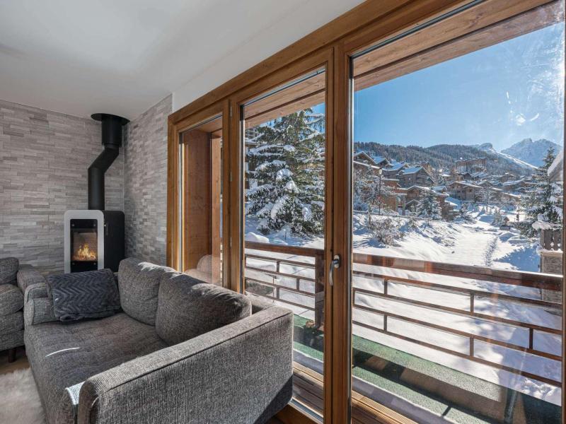 Rent in ski resort 5 room chalet 8 people - Chalet les Mûres - Courchevel - Living room