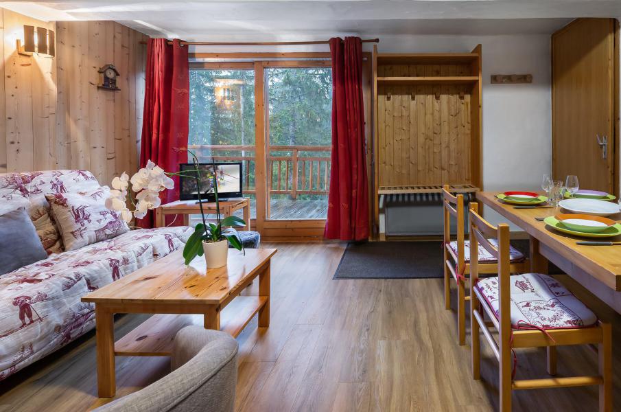 Rent in ski resort 2 room apartment 4 people - Chalet Toutounier - Courchevel - Living room