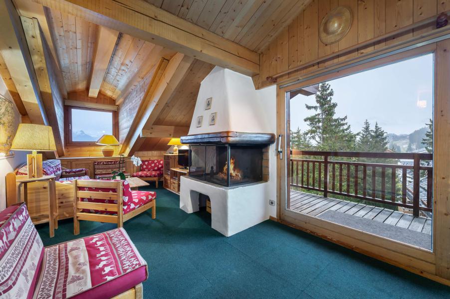 Rent in ski resort 4 room apartment 6 people (2) - Chalet Toutounier - Courchevel - Living room