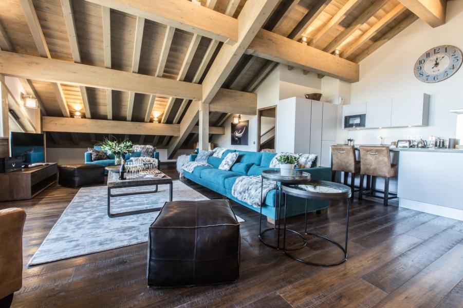 Rent in ski resort 5 room apartment 8 people (C15) - Keystone Lodge - Courchevel - Living room