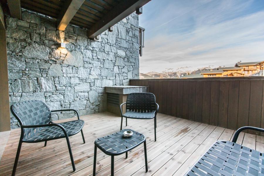 Wynajem na narty Apartament 3 pokojowy kabina 4-6 osób (C02) - Keystone Lodge - Courchevel - Balkon