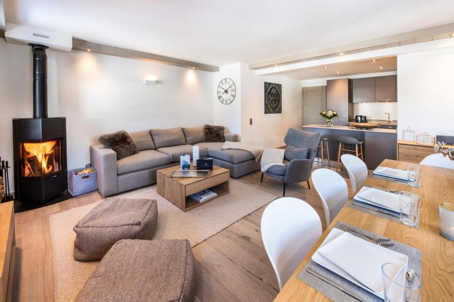 Ski verhuur Appartement 4 kabine kamers 6-8 personen (C04) - Keystone Lodge - Courchevel - Woonkamer