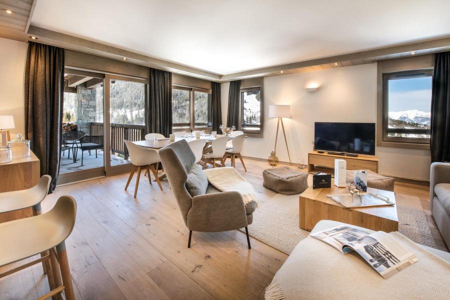 Ski verhuur Appartement 4 kabine kamers 6-8 personen (C04) - Keystone Lodge - Courchevel - Woonkamer