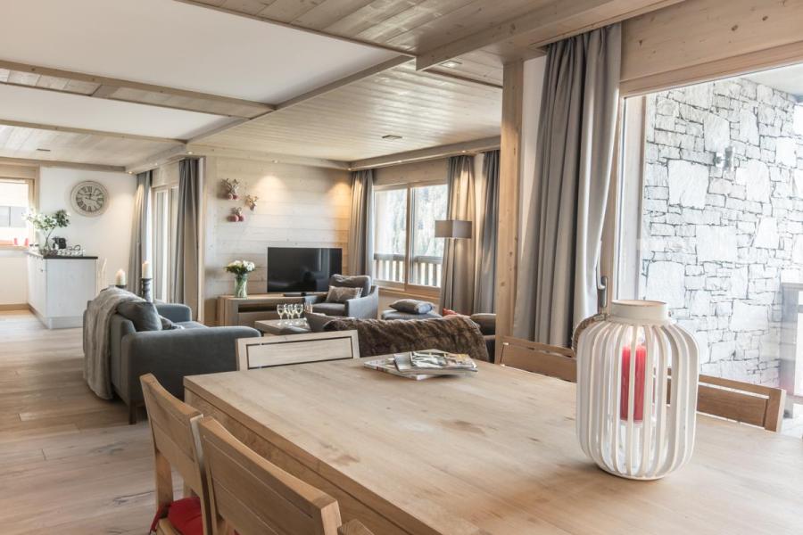 Аренда на лыжном курорте Апартаменты 4 комнат 6 чел. (B21-22) - La Résidence Aspen Lodge - Courchevel - Столова&