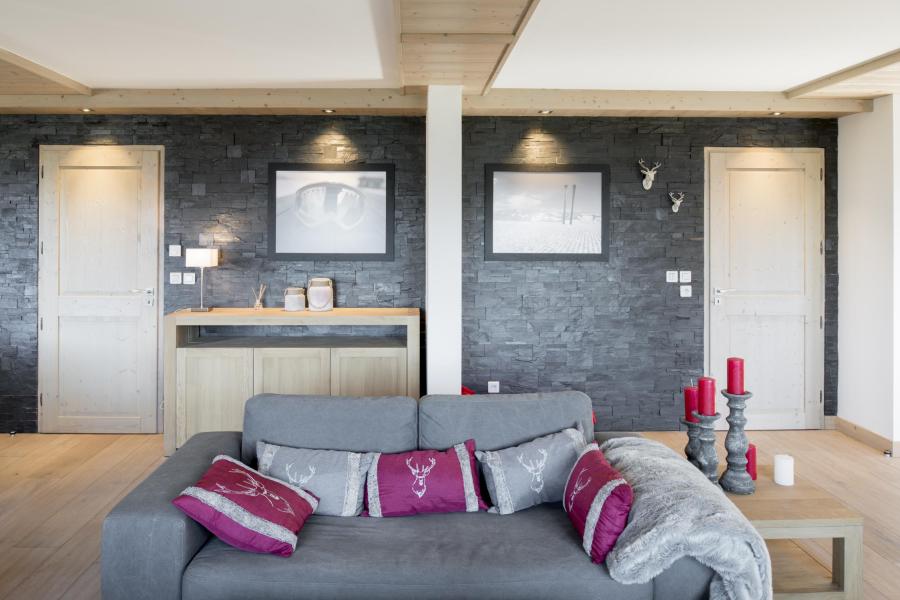 Rent in ski resort 4 room apartment 6 people (B21-22) - La Résidence Aspen Lodge - Courchevel - Living room