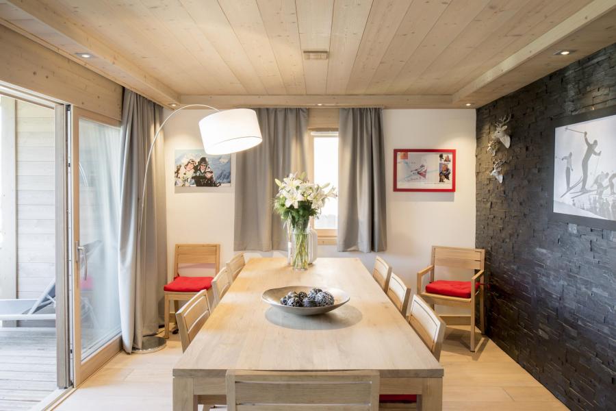 Skiverleih 4-Zimmer-Appartment für 6 Personen (B21-22) - La Résidence Aspen Lodge - Courchevel - Esszimmer