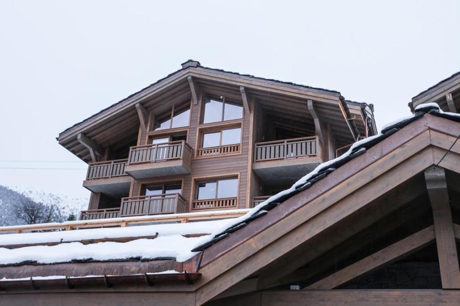 Rent in ski resort La Résidence Aspen Lodge - Courchevel - Winter outside