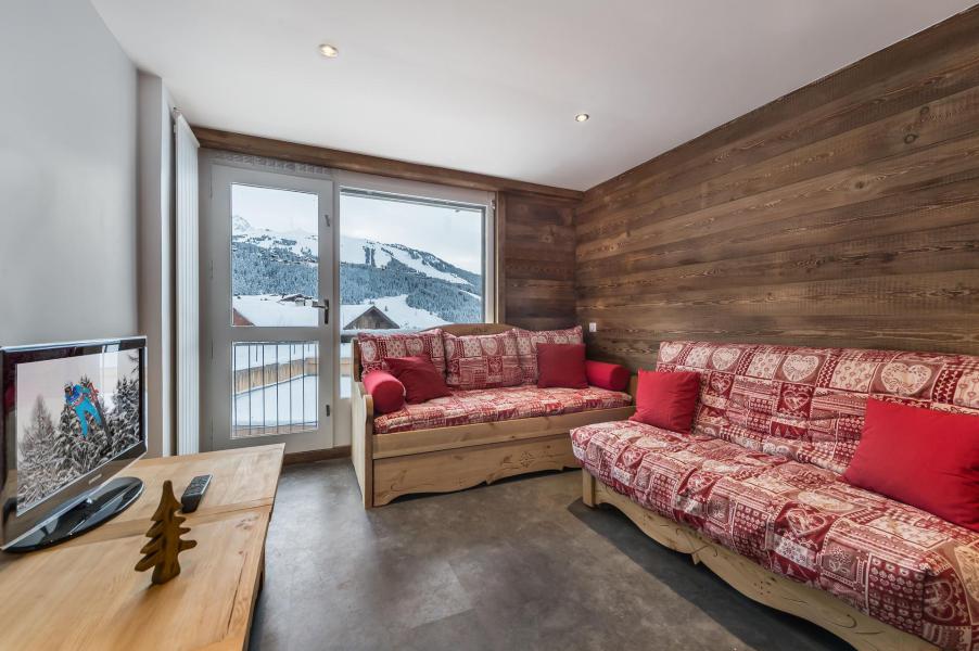 Ski verhuur Appartement 3 kabine kamers 6 personen (508) - La Résidence la Croix de Verdon - Courchevel - Woonkamer