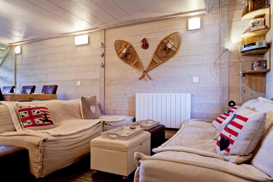 Ski verhuur Appartement 3 kamers 6 personen (548) - La Résidence les Brigues - Courchevel - Woonkamer