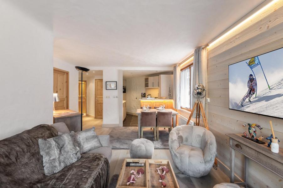 Rent in ski resort 3 room apartment sleeping corner 4 people (26) - La Résidence Roc - Courchevel - Living room