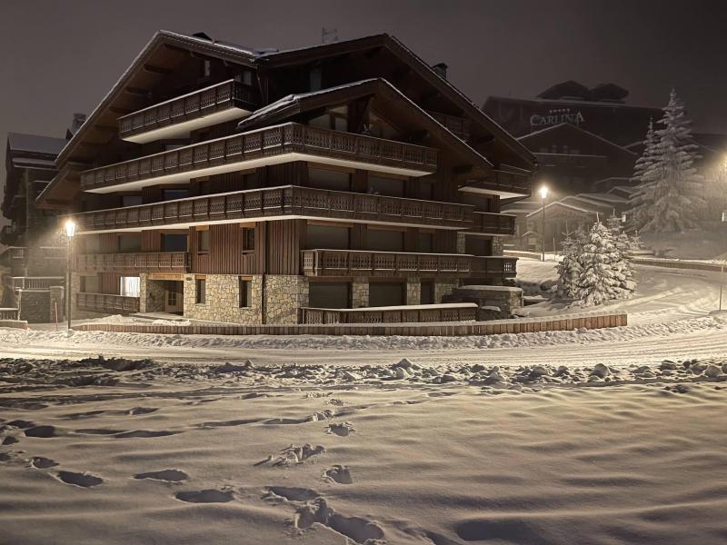 Wynajem na narty Apartament 3 pokojowy z alkową 4 osoby (26) - La Résidence Roc - Courchevel - Zima na zewnątrz