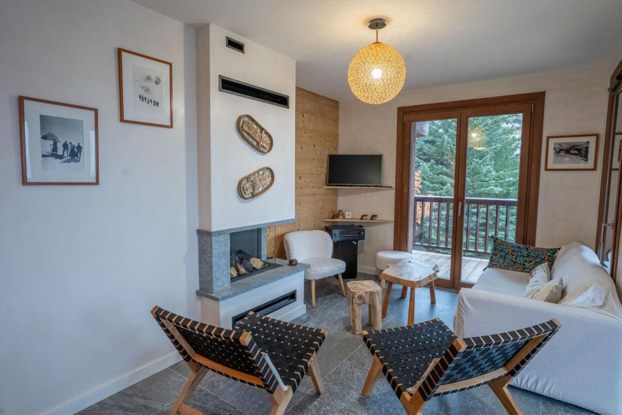 Rent in ski resort 4 room apartment 6 people (J03) - LA VANOISE - Courchevel - Living room