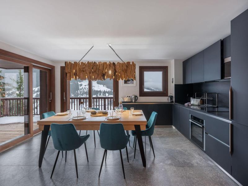 Ski verhuur Appartement 4 kamers 6 personen (J03) - LA VANOISE - Courchevel - Woonkamer