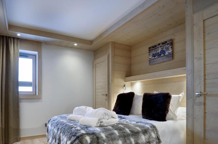 Skiverleih 2-Zimmer-Maisonette-Wohnung für 2-4 Personen (A10) - Le C - Courchevel - Schlafzimmer