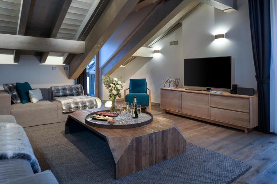 Rent in ski resort 4 room apartment 7 people (A09) - Le C - Courchevel - Living room