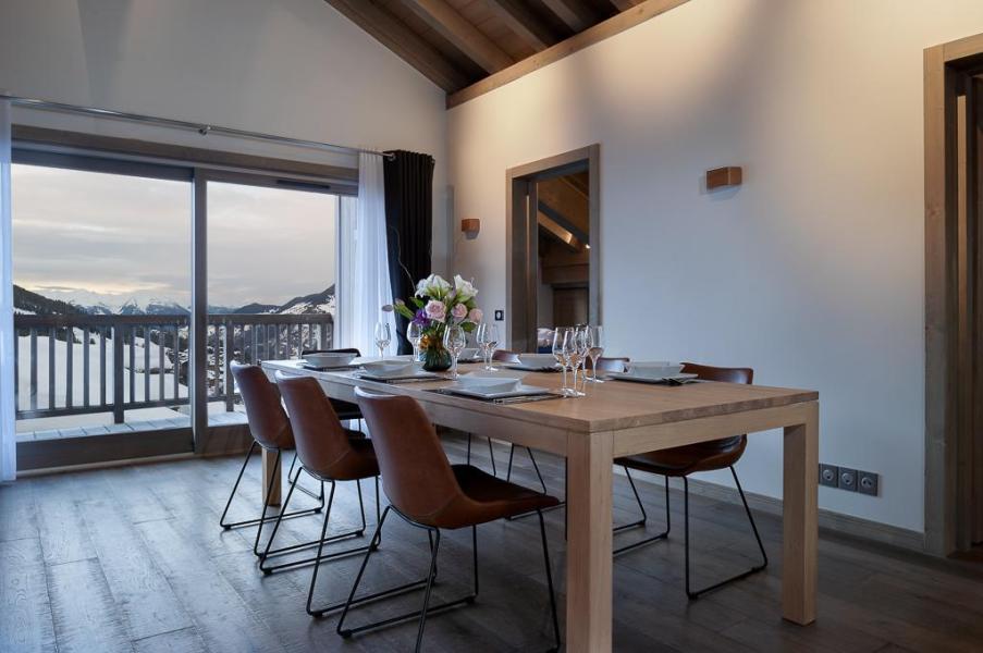 Skiverleih 4-Zimmer-Appartment für 7 Personen (A09) - Le C - Courchevel - Esszimmer