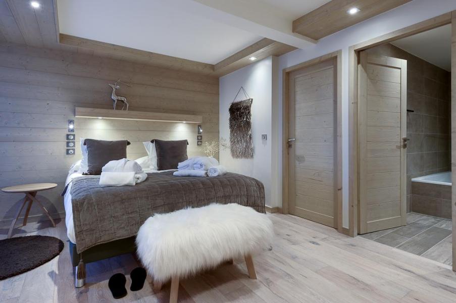 Skiverleih Wohnung 4 Zimmer Kabine 6-8 Personen (A04) - Le C - Courchevel - Schlafzimmer