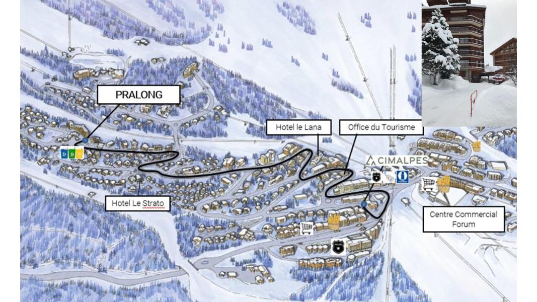 Rent in ski resort LE PRALONG - Courchevel - Plan