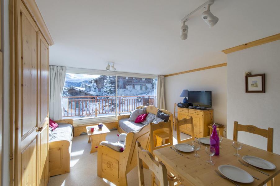 Ski verhuur Appartement 2 kamers 4 personen (203) - LE PRALONG - Courchevel - Woonkamer