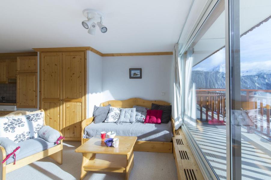 Ski verhuur Appartement 2 kamers 4 personen (203) - LE PRALONG - Courchevel - Woonkamer