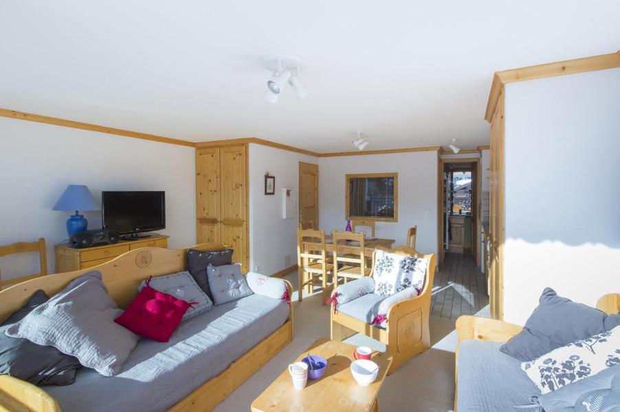 Ski verhuur Appartement 2 kamers 4 personen (203) - LE PRALONG - Courchevel - Woonkamer