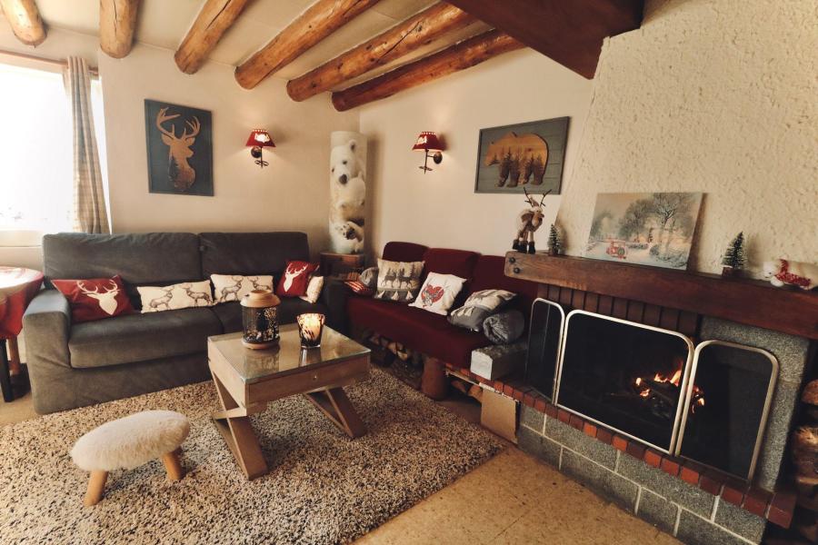 Rent in ski resort 4 room apartment 8 people - LES DRYADES - Courchevel - Living room