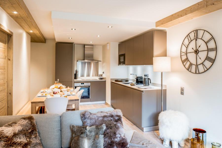 Аренда на лыжном курорте Апартаменты 3 комнат кабин 4-6 чел. (D05) - Mammoth Lodge - Courchevel - Кухня