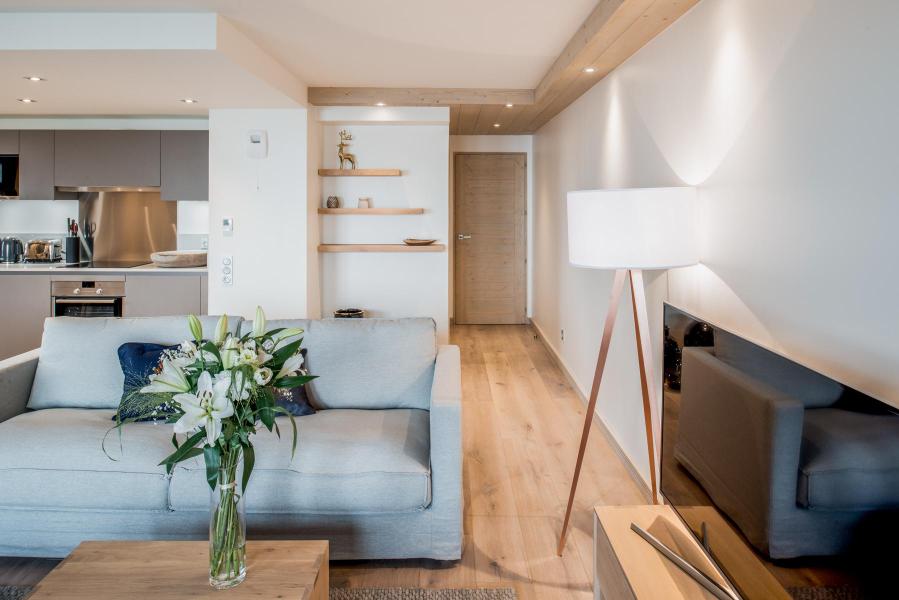 Skiverleih 4-Zimmer-Appartment für 6 Personen (D03) - Mammoth Lodge - Courchevel - Wohnzimmer